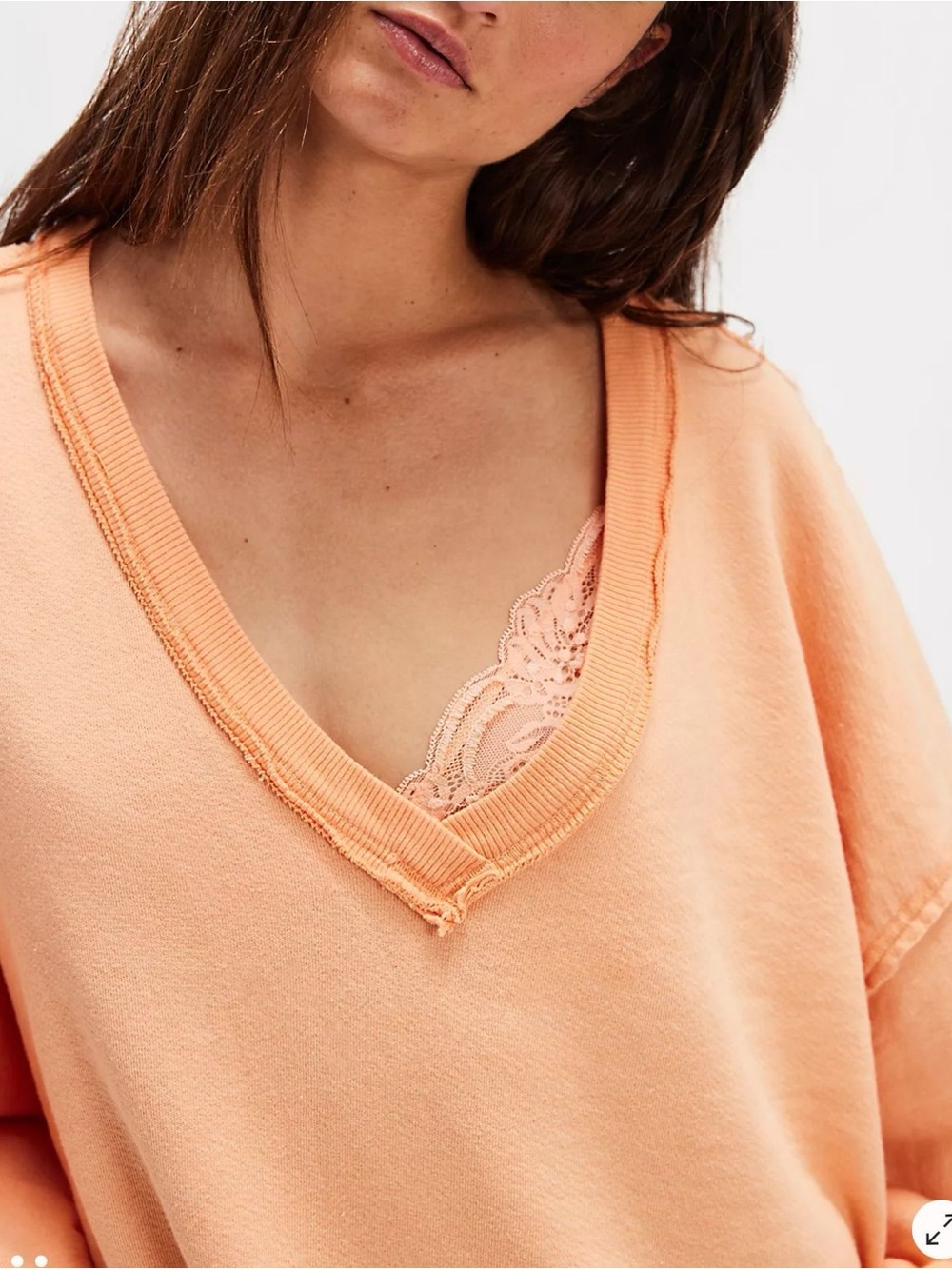 Free People We The Free Venice V-Neck sweatshirt